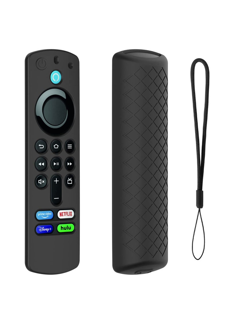 Beauenty Case For Alexa Voice Remote (3rd Gen) Silicone Cover Case For 2021 Remote Control With Anti-Loss Strap Light Weight Shock Proof  - Image 1