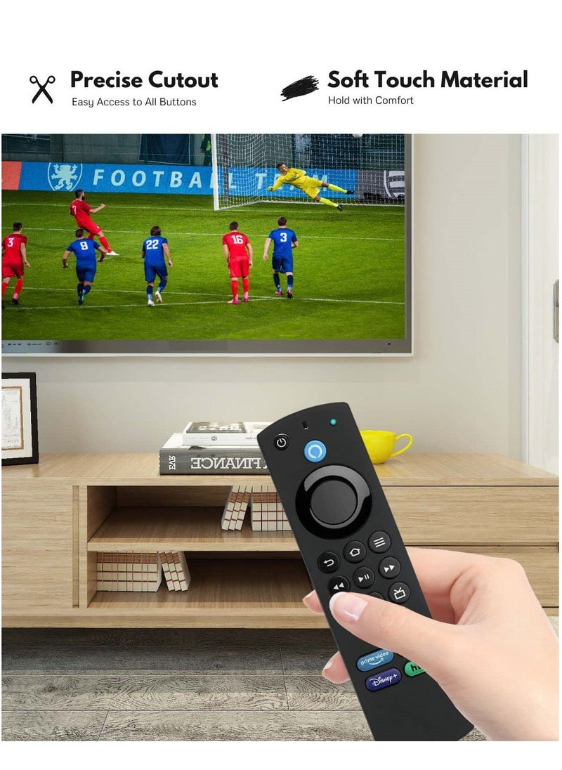 Beauenty Case For Alexa Voice Remote (3rd Gen) Silicone Cover Case For 2021 Remote Control With Anti-Loss Strap Light Weight Shock Proof  - Image 5