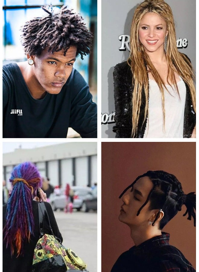 6 قطع Dreadlocks أداة خطاف الكروشيه ، إبر الكروشيه تشمل 3 قطع ضفائر الكروشيه 1 هوك 2 خطافات 3 خطافات للشعر الفزع جديلة النسيج الحرفية 2 قطعة أداة قفل الشعر - Image 2