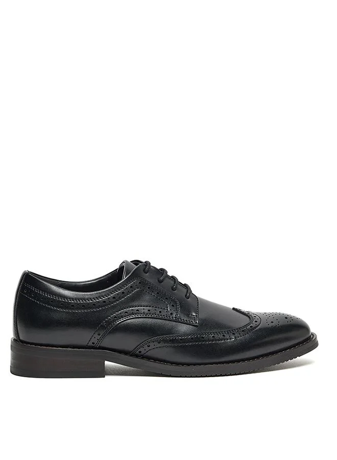 Maymmers Black Men's Formal Lace-Up Shoes