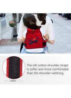 Snowie Soft SNOWIE SOFT® Spider Man Kids Safety Belt for Two Wheeler with Reflective Strips, Portable Car Seat Safety Belt for Kids Bike Scooty, Kids Belt for Bike Ride Harness, Adjustable Safety Harness for Boys  - Image 5