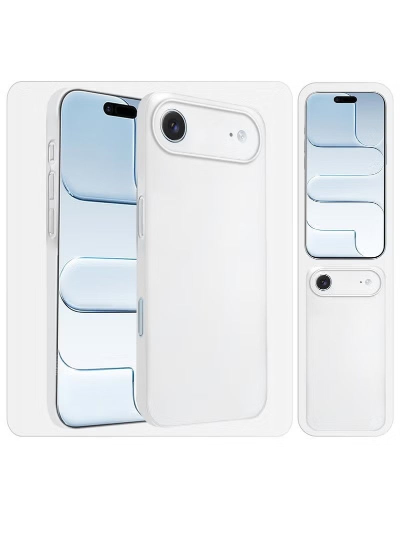 غطاء خلفي غير لامع ومصنفر لهاتف iPhone 17 Air - شفاف مصنفر - Image 3