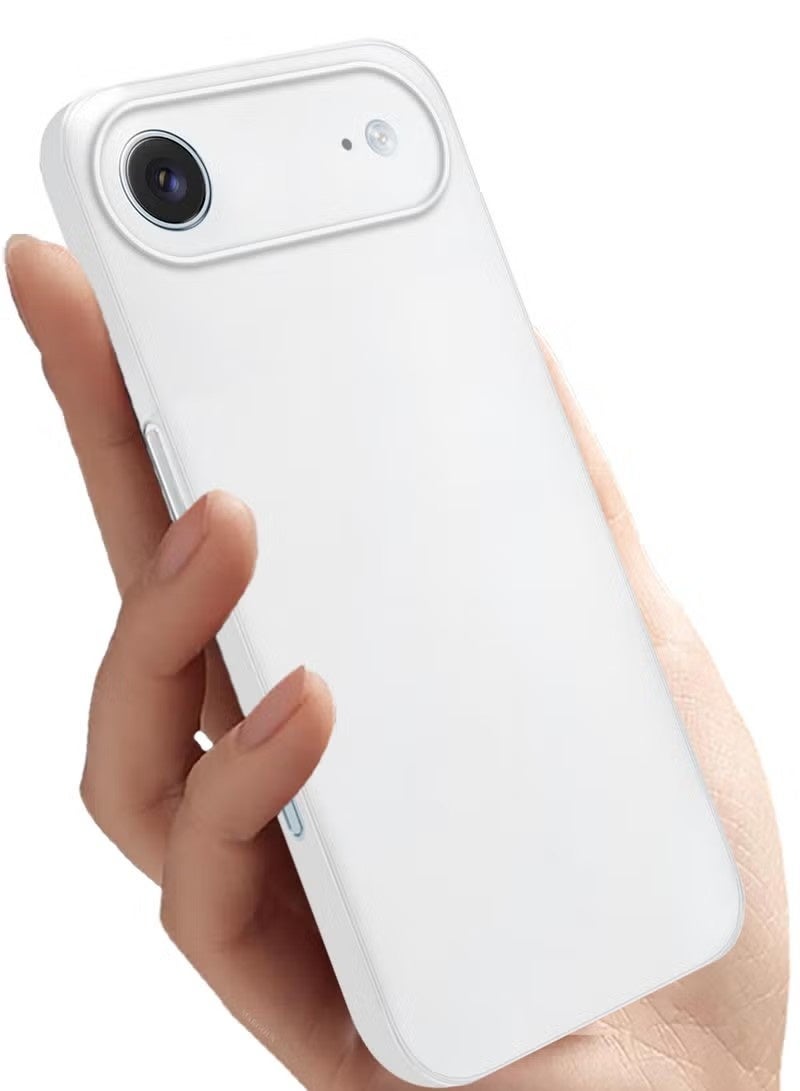 غطاء خلفي غير لامع ومصنفر لهاتف iPhone 17 Air - شفاف مصنفر - Image 4