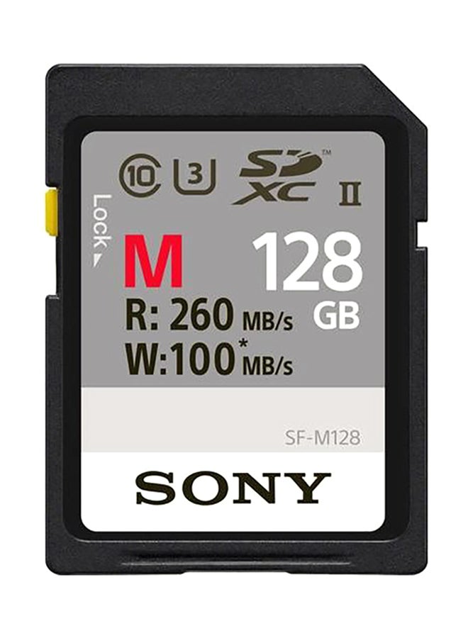 Sony Memory Card For Multi - Secure Digital Extended Capacity - SF-M128 Black/Silver - Image 1