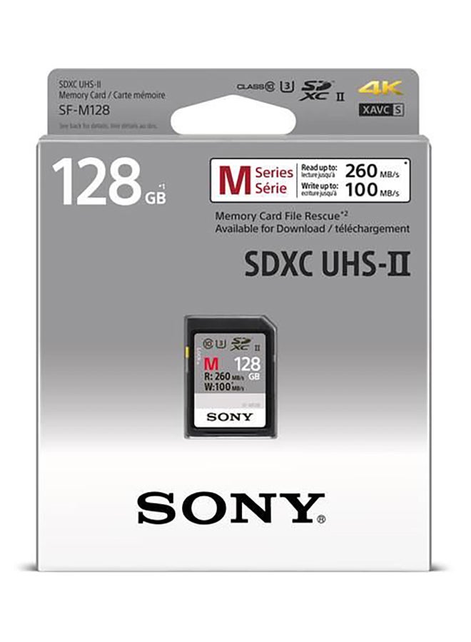 Sony Memory Card For Multi - Secure Digital Extended Capacity - SF-M128 Black/Silver - Image 2