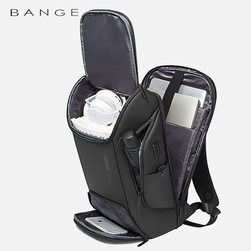 بانجي حقيبة ظهر رجالية للأعمال من BANGE، سعة كبيرة للحاسوب المحمول - Image 4