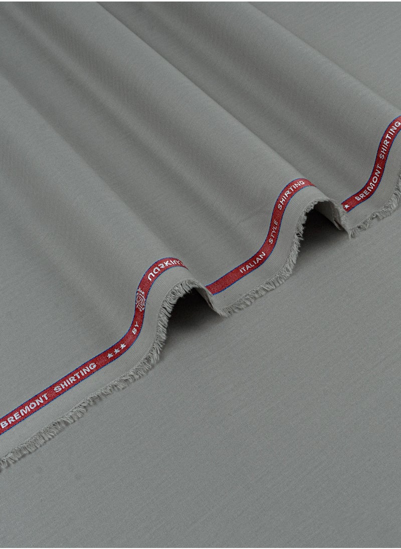 Narkin's Bremont Shirting - Unstitched Kandura Fabric - Summer Blended (Silver Grey) 