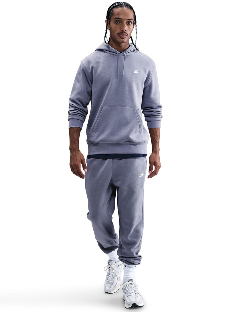 Nike Club Brushed Pullover Hoodie - Image 1