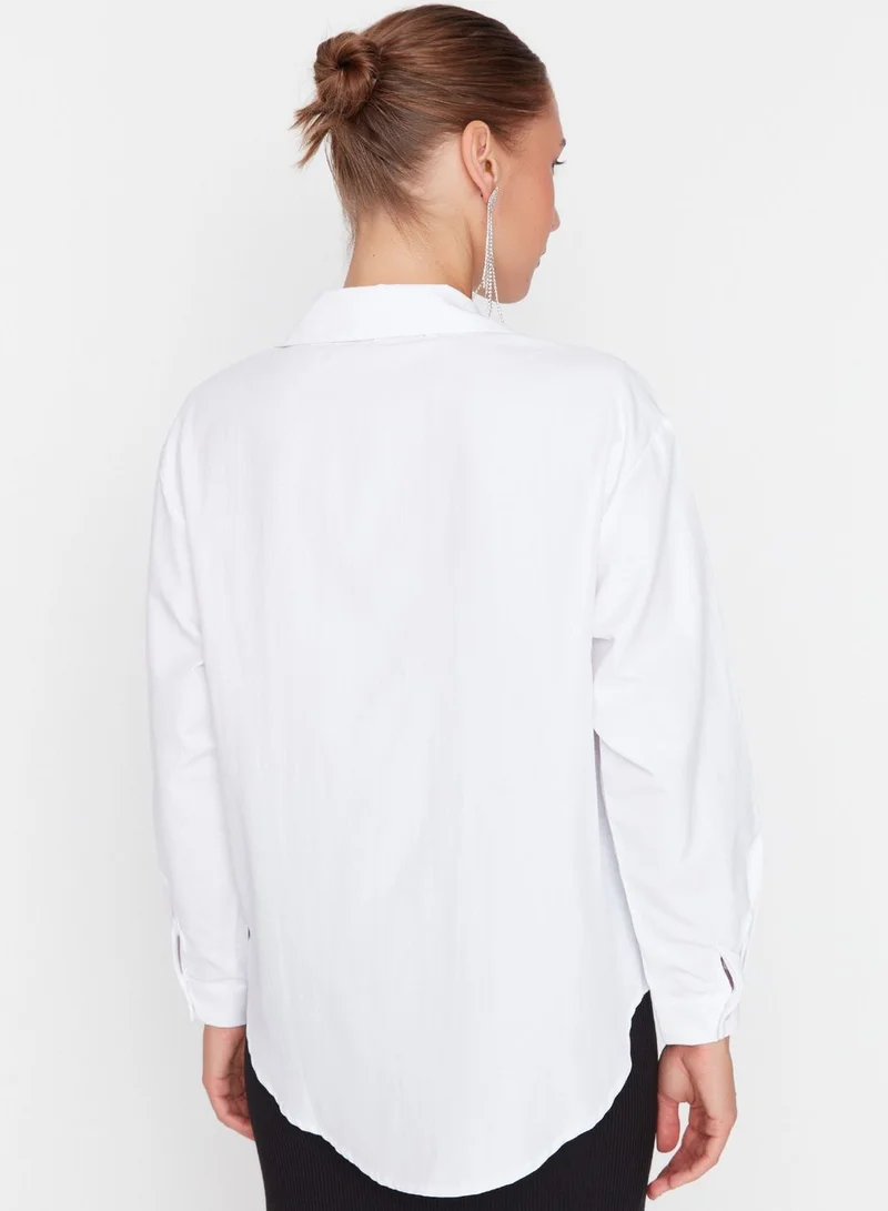 trendyol Embellished Detail Shirt