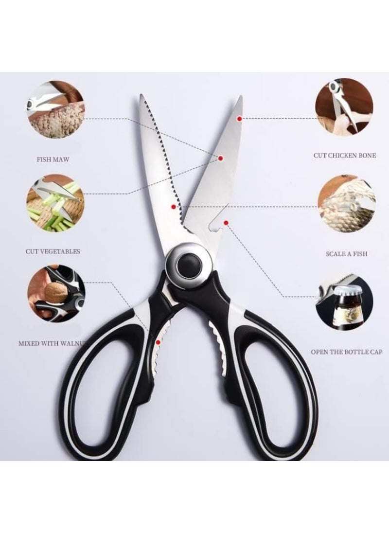 SHALVI Set of Multifunctional Kitchen ScissorScissorPeelerScissor for Kitchen Peeler for VegetablesPeelerVegetable Peeler