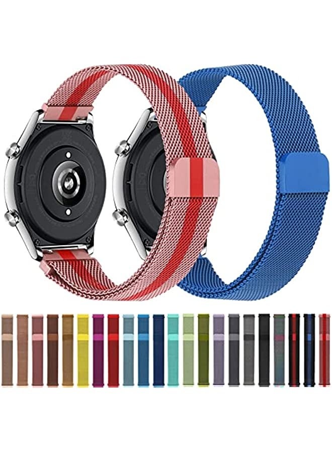 Band For Honor Watch GS 3 22mm Milan Chain Metal Watch Band Black - Image 3