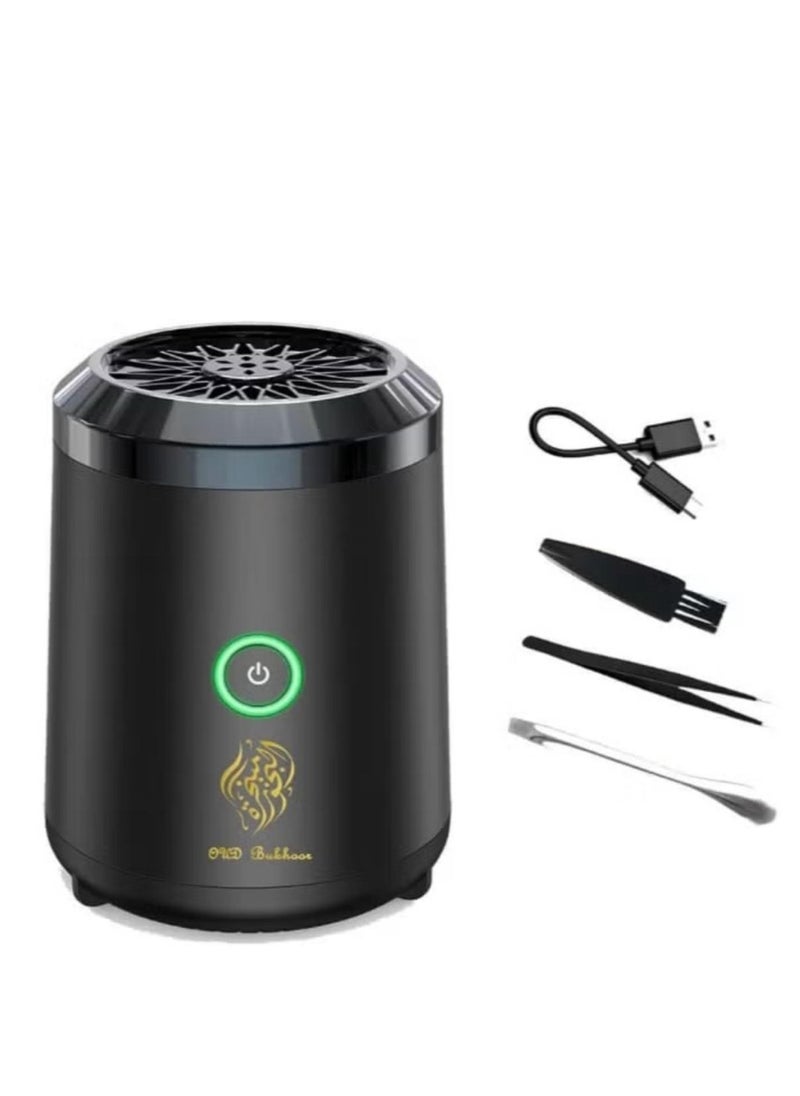 Oud Bakhoan - Car USB Mini Type-C Power Rechargeable Incense Burner Decorations Blue 9.8x7.4x6.7 cm - Image 1