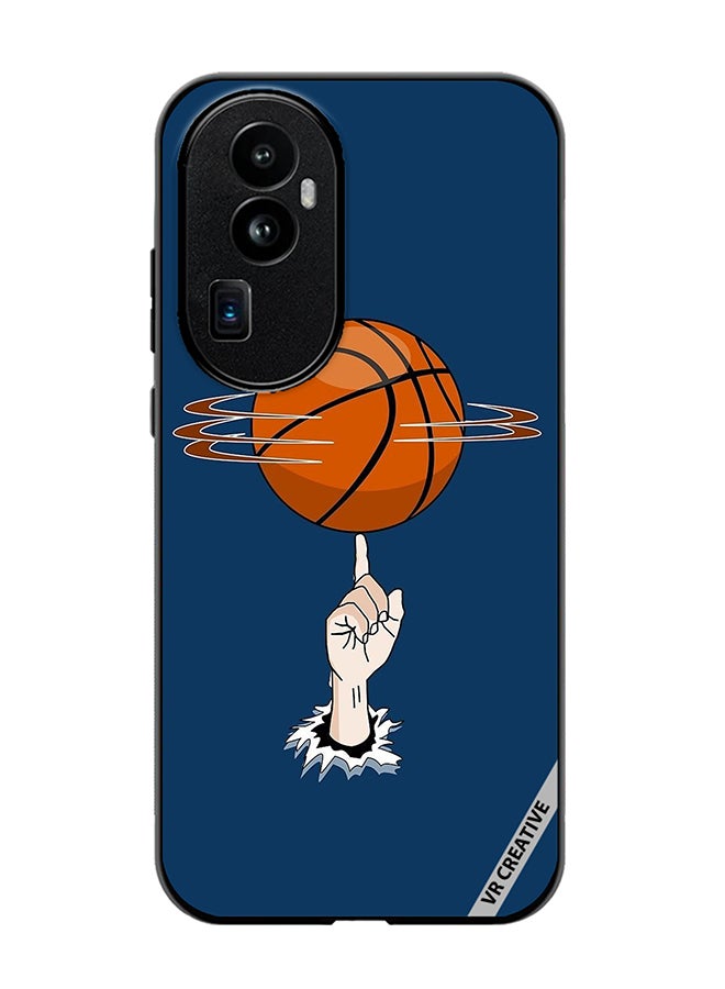 VR CREATIVE Protective Case Cover For Oppo Reno 10 Pro Plus Basket Ball In Hand Design Multicolour - Image 1