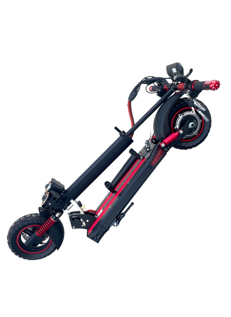CHENXN - Electric Scooter 1000W Motor 48V13Ah Battery 30 to 35Km Range Max Speed 55KmpH 4 Suspension Led Lights & Digital Display  E10 - Image 1