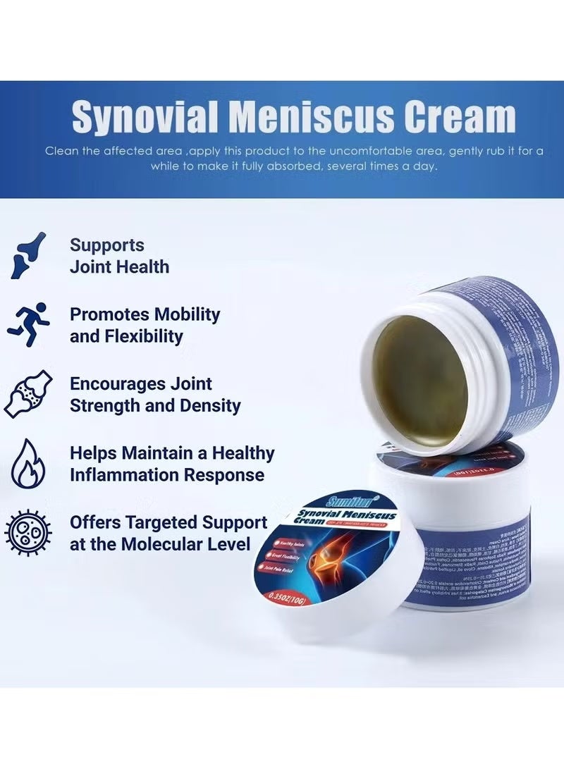 Sumifun Meniscus Pain Relief Cream, Joint Pain Relief Cream, Knee Care Cream, Joint Care Therapeutic Gel, Pain Relief Cream, Joint and Bone Treatment Cream, Joint Soothing Cream 10g - Image 3