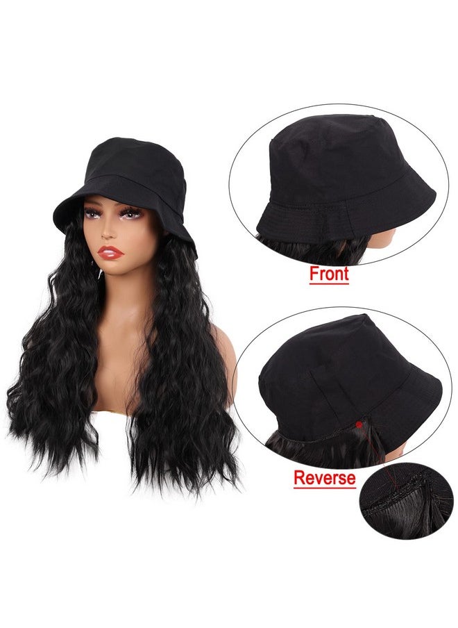 Apofbeauty 24 Inch /60 Cm Hat Wig Women Beautiful Long Wavy Curly Synthetic Daily Use Wig (Black) - pzsku/Z48E1859F682A3E86D270Z/45/_/1696070299/c1c78e38-68fe-4c9a-9b35-9ec0edbad2da