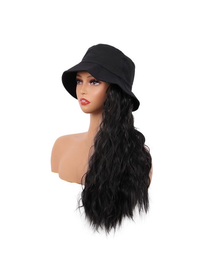 Apofbeauty 24 Inch /60 Cm Hat Wig Women Beautiful Long Wavy Curly Synthetic Daily Use Wig (Black) - pzsku/Z48E1859F682A3E86D270Z/45/_/1696070302/aaf4a2de-671c-428f-ba7e-d6df948b1421