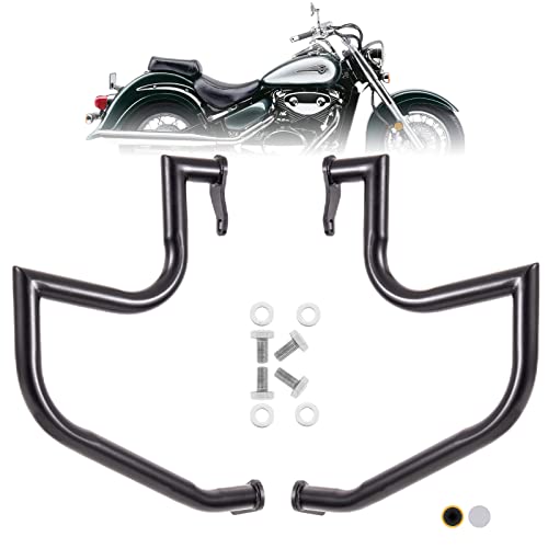 Kinglemc Crash Bar Engine Guard Highway Freeway Bar for Suzuki VL800 Intruder Volusia 800 C50 M50 Boulevard 20052022 Black