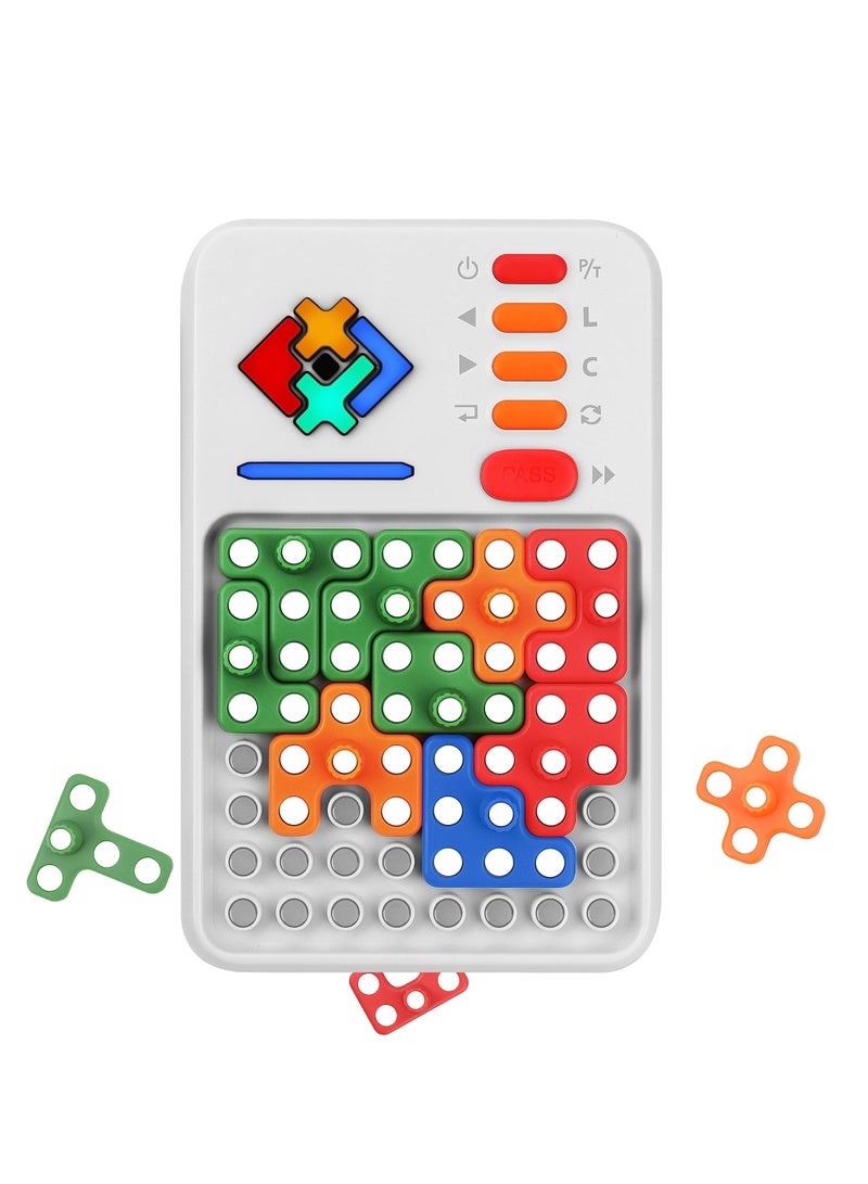 Super Blocks Game Brain Teaser Puzzle Solve Game for Kids Teens Multiple Blocks Pattern Matching Game for Kids Teens Boys Girls Birthday Gifts Travel Games - Image 1
