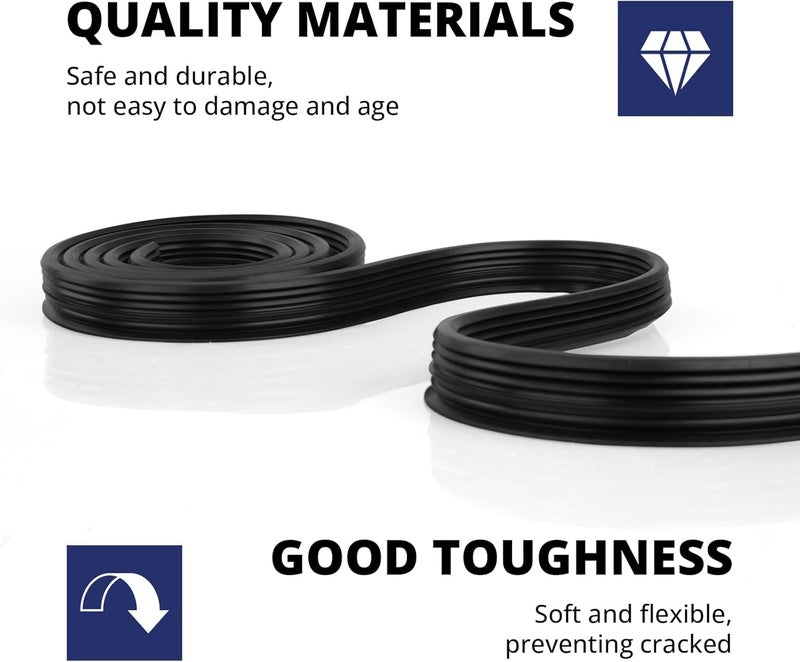 superbobi 3920DD3005A Dishwasher Rubber Door Seal Replacement for LG Dishwasher, Replaces 1267456 AH3522654 PS3522654 EA3522654 3920DD3003A, Dishwasher Door Gasket Seal - Image 3