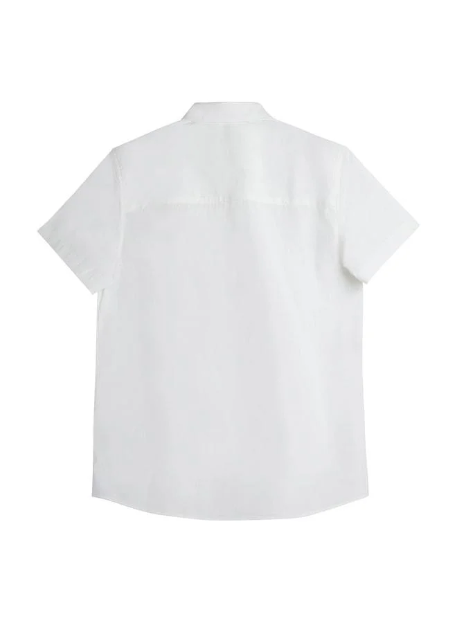 Bad Bear  Grady White Short Sleeve Men's Shirt. for Men | Best Price UAE