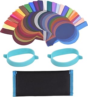 ANDOER Andoer Flash Gel 24Pcs Camera Round Head Flash Gel Lighting Filters Color Correction Filter Kit For Flash Godox V1  - Image 1