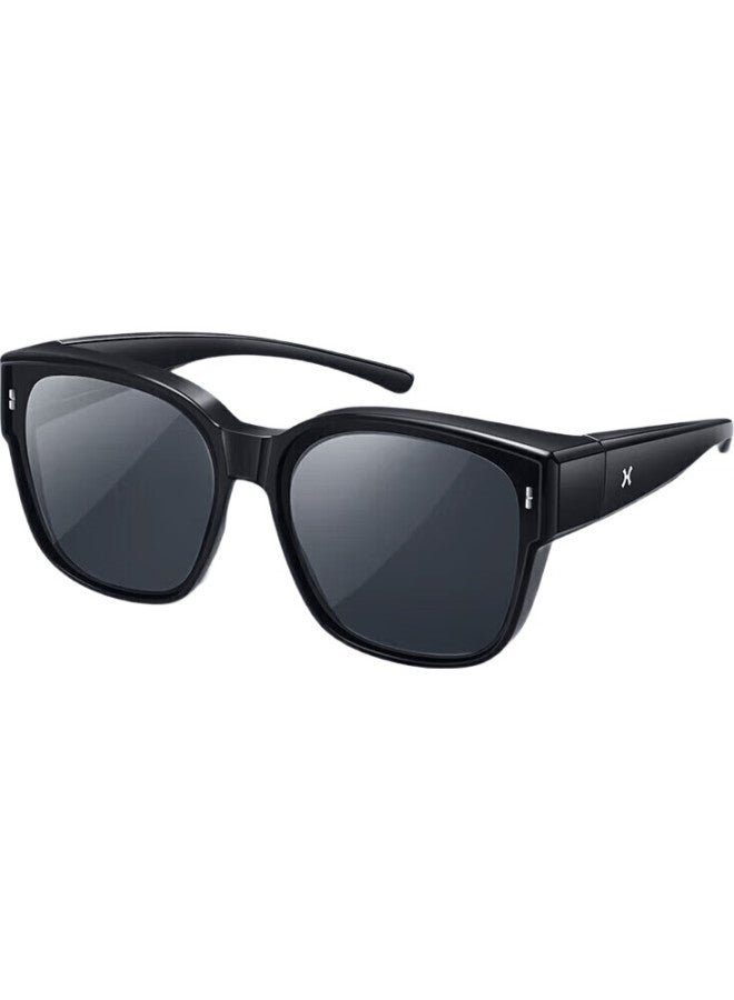 LOHO Sunglasses, Myopia-Proof Clip-Ons For Women, Polarized Sunglasses For Men, Can Be Clipped Onto Prescription Glasses, Uv Protection, Specially Designed For Driving, Anti-Glare - Image 2