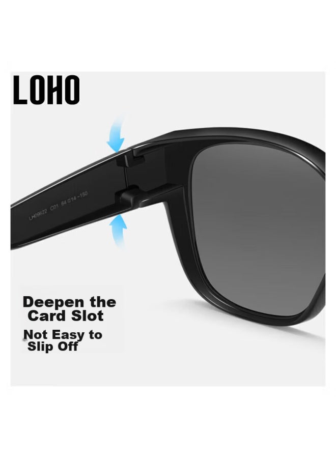 Loho Sungl, Myopia-proof Clip-ons For Women, Polarized Sungl For Men, Can Be Clipped Onto Prescription Gl, Uv Protection, Specially Designed For Driving, Anti-glare - Image 4