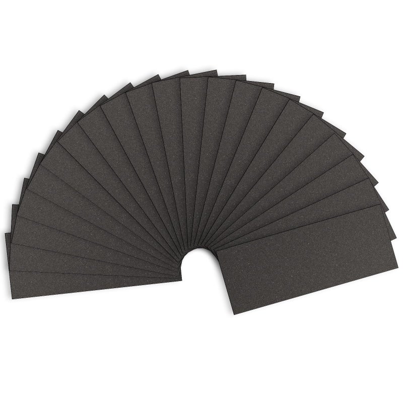 Shineboc Sandpaper 400 Grit, Wet Dry Sanding Sheets 9 x 3.6 Inch for Wood Furniture Finishing, Metal Sanding and Automotive Polishing,21 -Sheet - Image 1