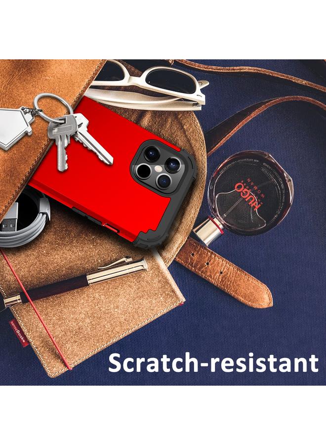 Zaboon Case For iPhone 12 Pro Max PC+ Silicone Three-piece Anti-drop Mobile Phone Protective Back Cover - Image 5