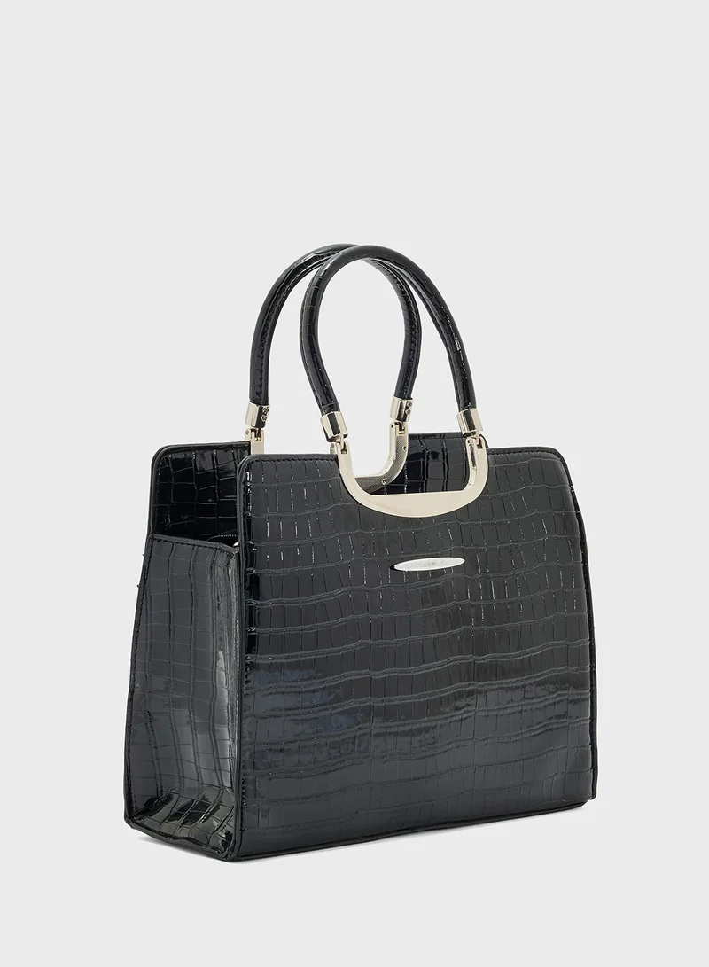 ايلا Croc Effect Satchel