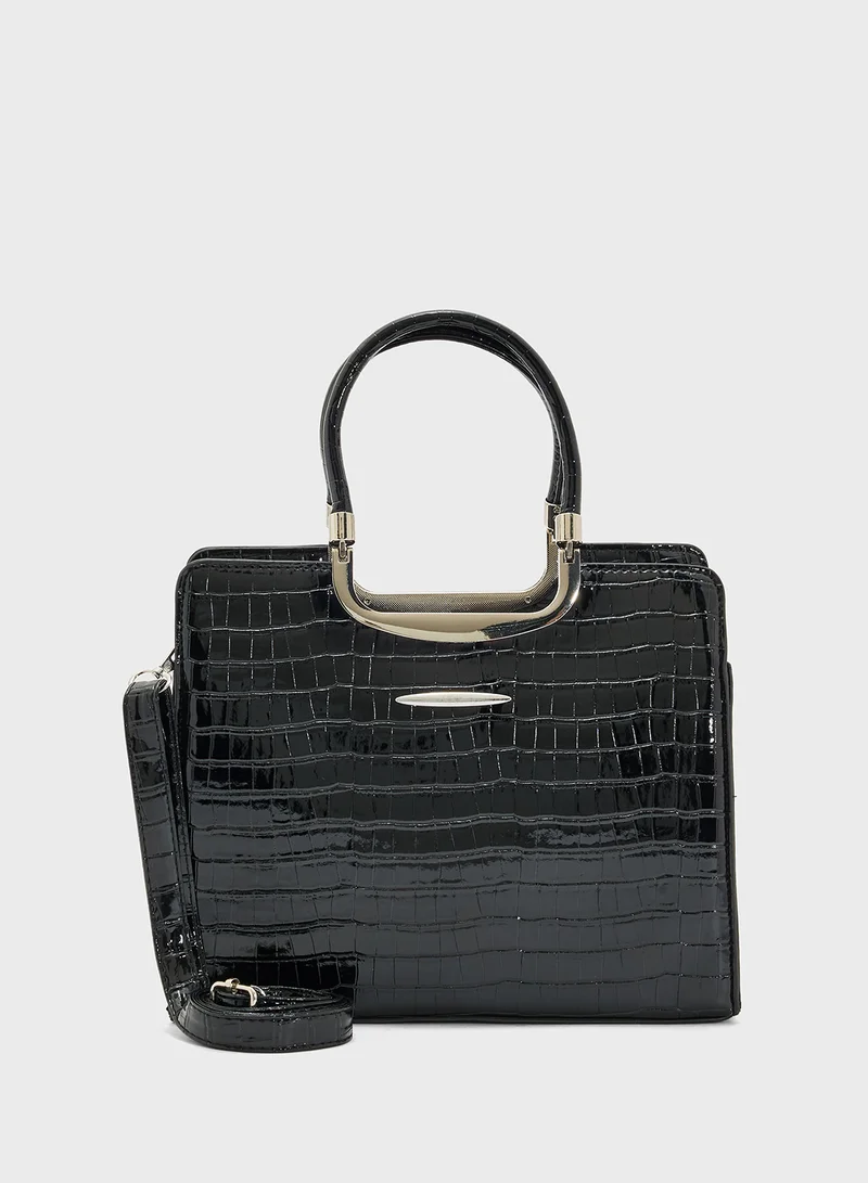ايلا Croc Effect Satchel