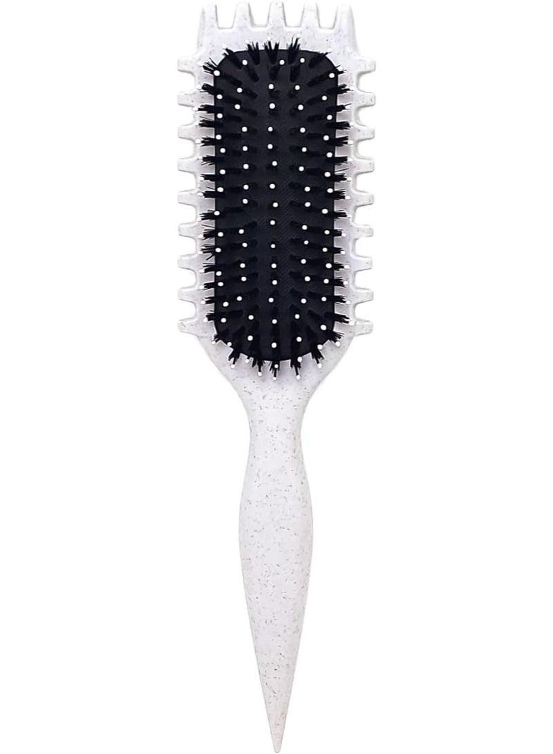 Alice - Brush, Curly Hair Brush Styling, Wet & Dry Detangler Hair Brush, The Essential Tool For Shaping & Styling Your Curls,(Bright Gray) - Image 1