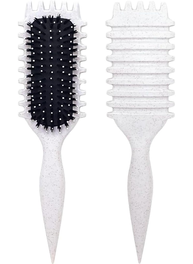 Alice - Brush, Curly Hair Brush Styling, Wet & Dry Detangler Hair Brush, The Essential Tool For Shaping & Styling Your Curls,(Bright Gray) - Image 2