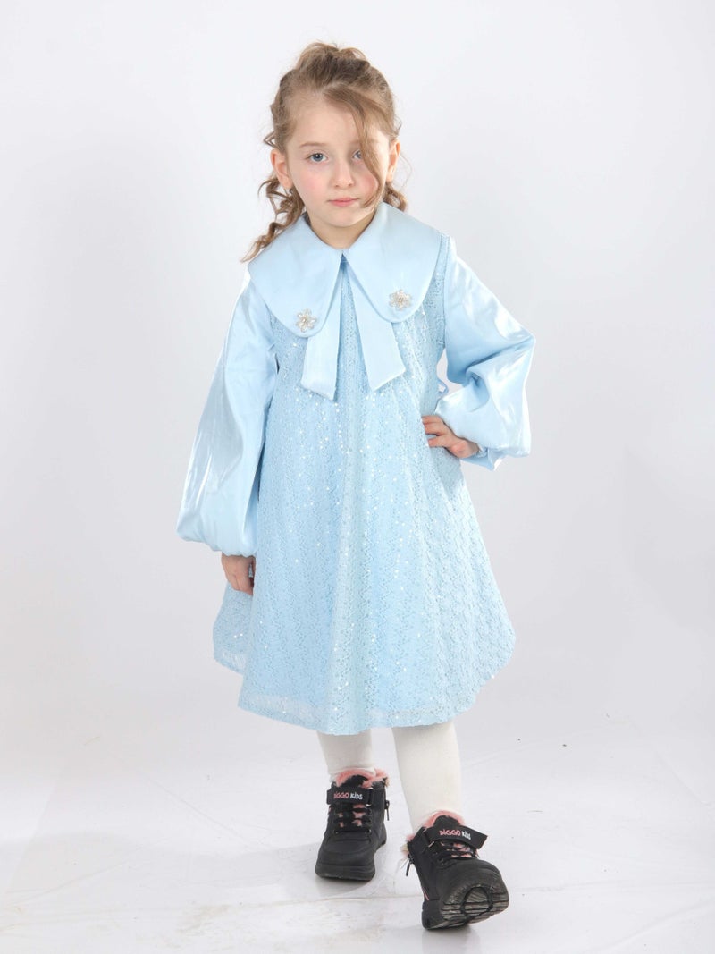 bravokids فستان بناتي، للأعمار من سنتين إلى ست سنوات، 26471 - Image 2