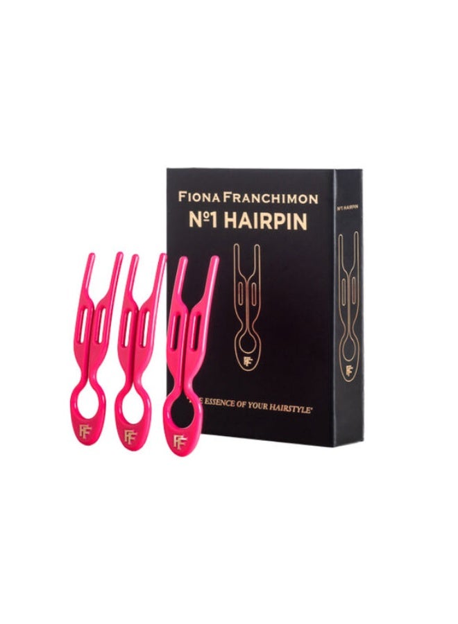 Fiona Franchimon Nº1 Hairpin - Strawberry Pink - Image 1