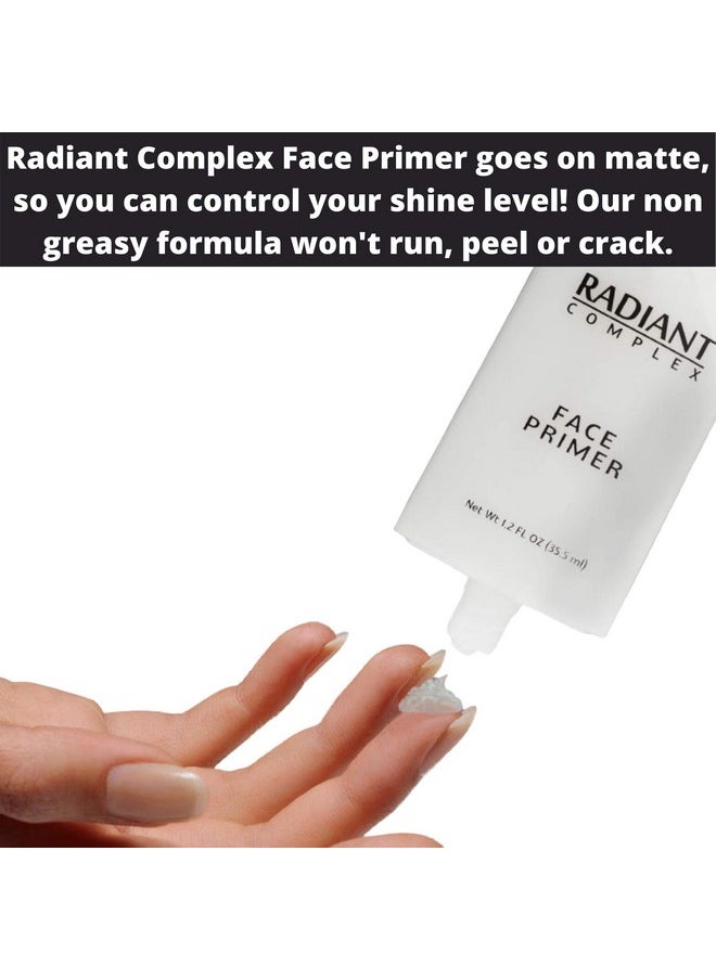 Radiant Complex Best Makeup Base: Radiant Complex Face Primer and Pore Minimizer Transforms Your Skin into a Smooth Matte Canvas for Applying Foundation and Make Up, Hiding Fine Lines, Blemishes and Wrinkles 1.2 OZ  - Image 3