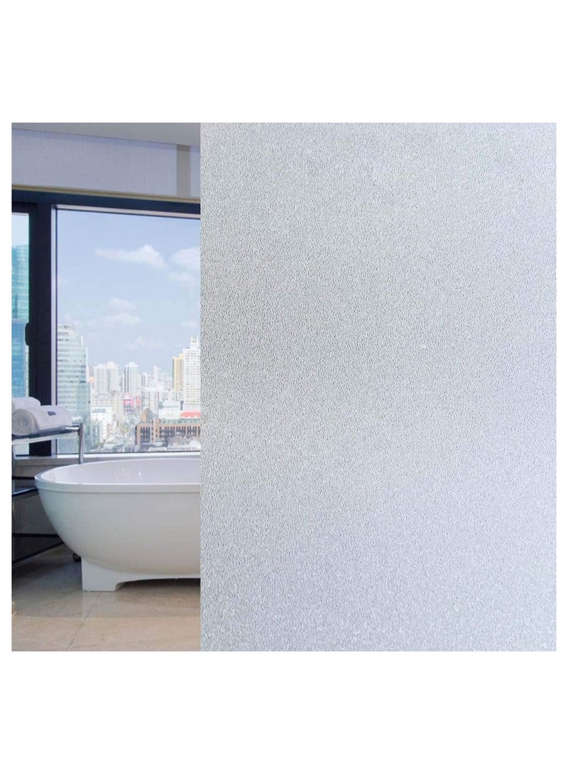 XiuWoo 60x200cm Static Cling Window Film - Frosted Privacy, UV Blocking & Reusable Arabic Style Decor for Desert Homes | No Glue, Heat Resistant | Dubai Living Room, Bedroom, Mosque-Friendly Design  - Image 1