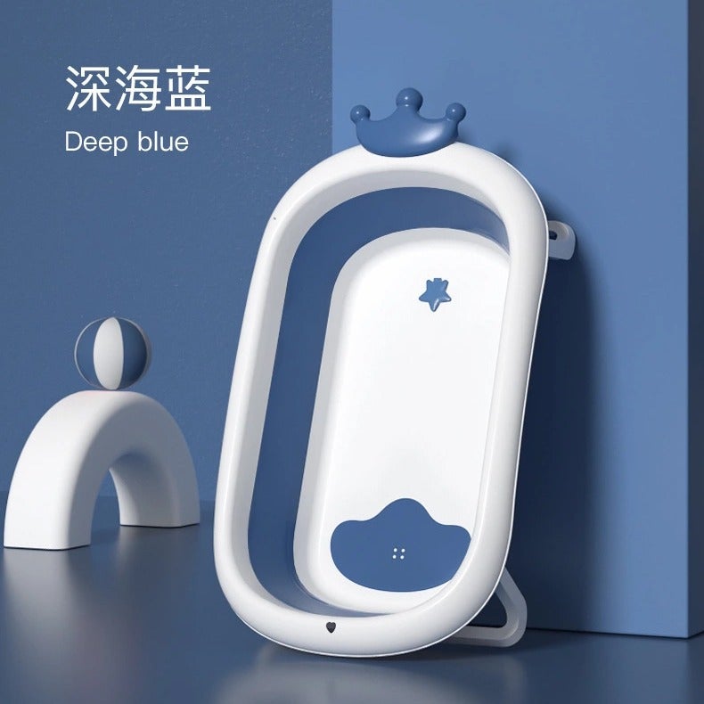 Baby Bath Tub Baby Folding Tub Newborn Children Sitting And Lying Household Large Bath Tub Children'S Products - Image 4
