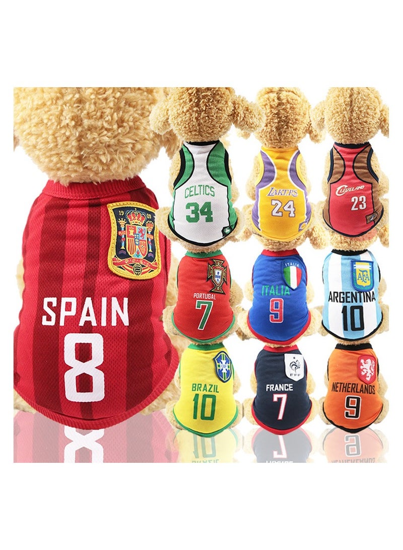 EBMINI World Cup Jerseys Basketball Pet Clothes  - Image 3