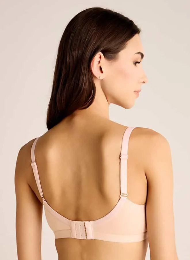 سبلاش فيڤ Adjustable Strap Bra with Hook and Eye Closure