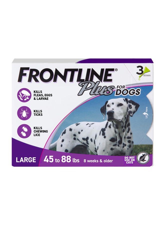 Frontline Plus Flea and Tick Treatment for Dogs - Image 1