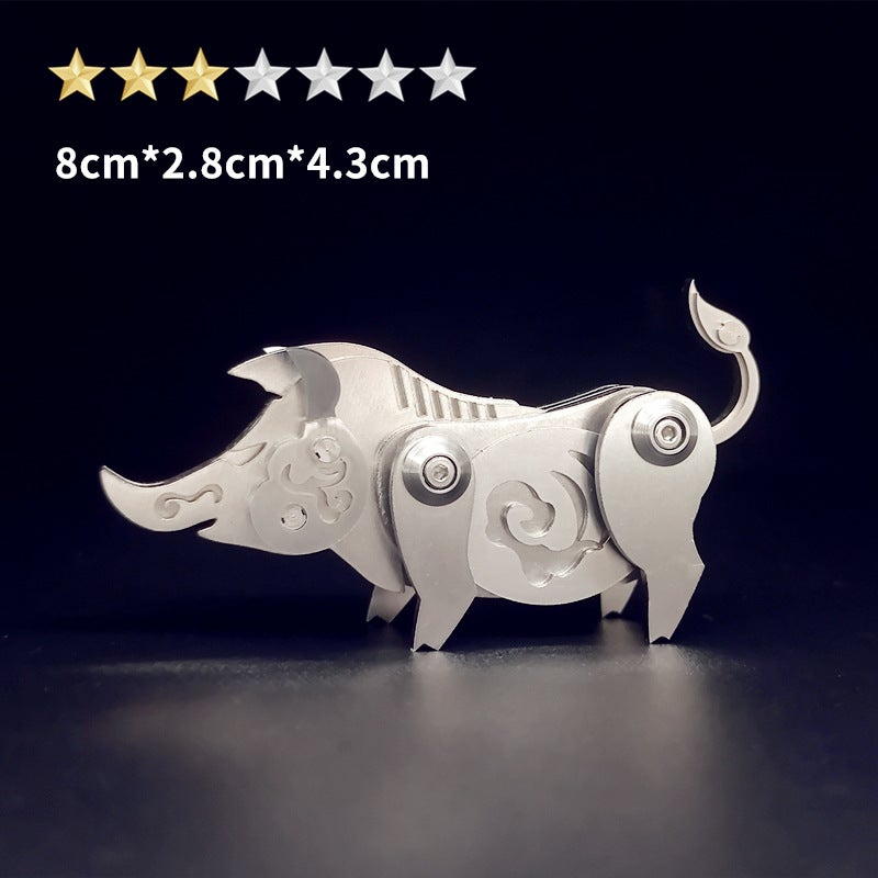 Steel Warcraft 3D Metal Jigsaw Puzzle Assembled Model Stall Adult Children Handmade Diy Gift Educational Toys - Image 1