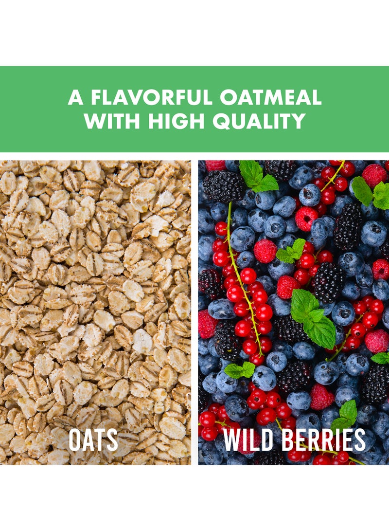 Auga Organic Wild Berries Wholegrain Oatmeal Porridge  - Image 3