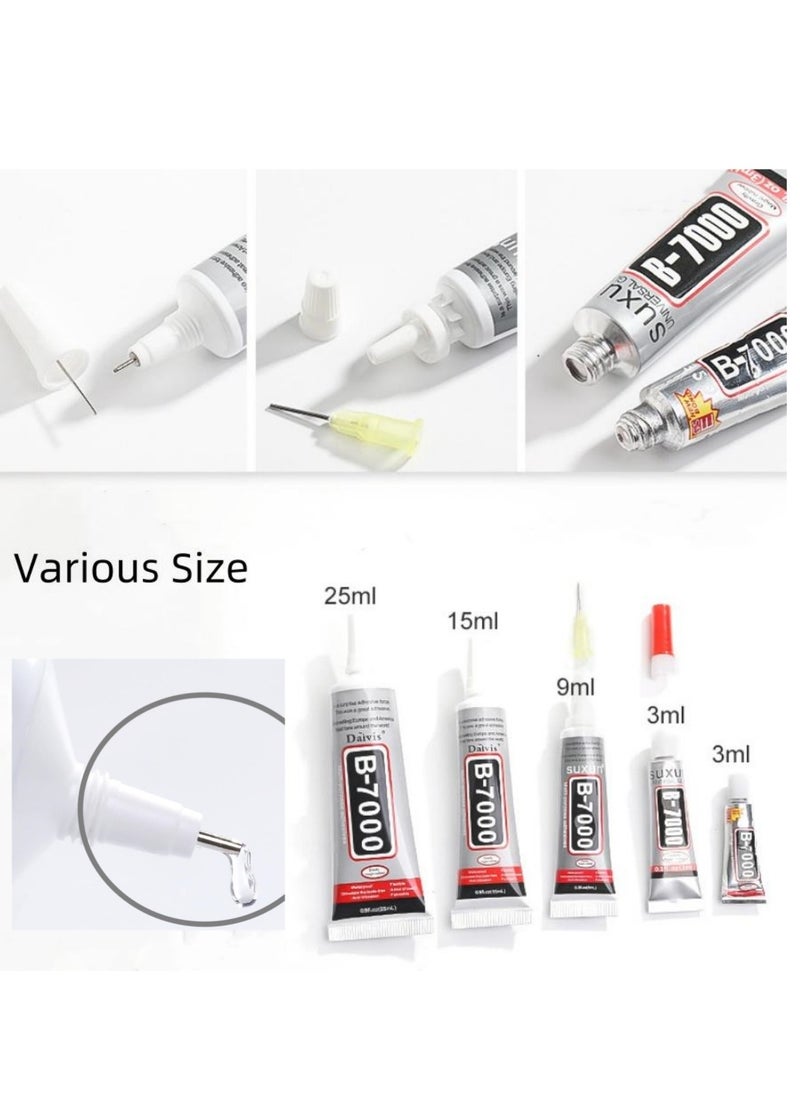 Generic - عبوتان من لاصق الغراء متعدد الوظائف المناسب لإطارات RC، لحام غراء زيتي عالي القوة، إصلاحات التصاق قوية فورية تدوم لفترة طويلة للمعادن والبلاستيك والخشب والسيراميك والجلود - Image 1