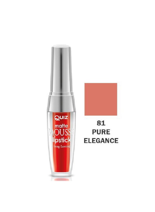 QUIZ Liquid Matte musse lipstick 81 