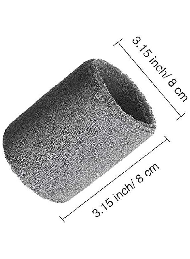 12 Pcs Neon Sweatbands Paris Sports Competitions Wristband Sweat Wrist Band for Men Women, for Tennis, Basketball, Running - Image 1