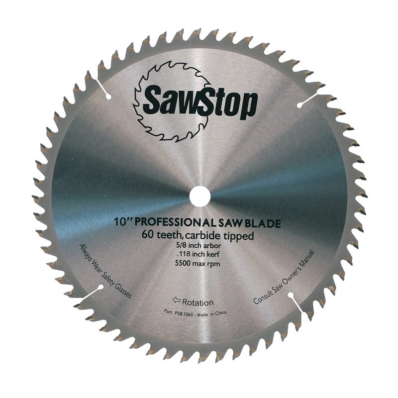 SawStop Circular Saw Blade, 60 Teeth, Combination - Image 3