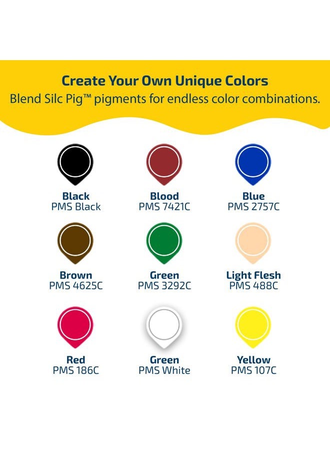 Smooth-On Silc Pig - Pigments For Tin & Platinum Silicone Rubbers - 9-Pack Color Sampler - Image 5