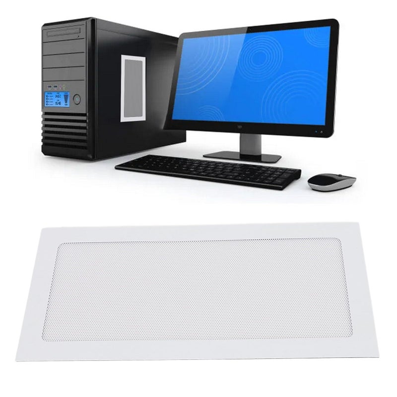 2Pcs Magnetic PC Dust Cover Black Fine Mesh Filter Ventilation Design Easy Installation - Image 5